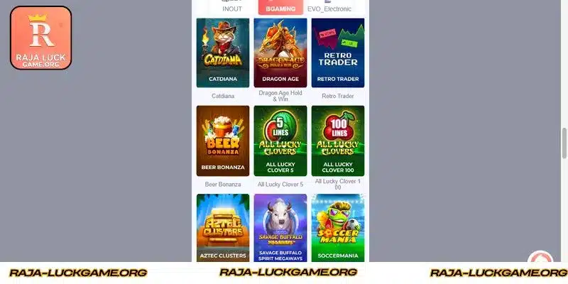 Navigating the main dashboard for gaming sessions